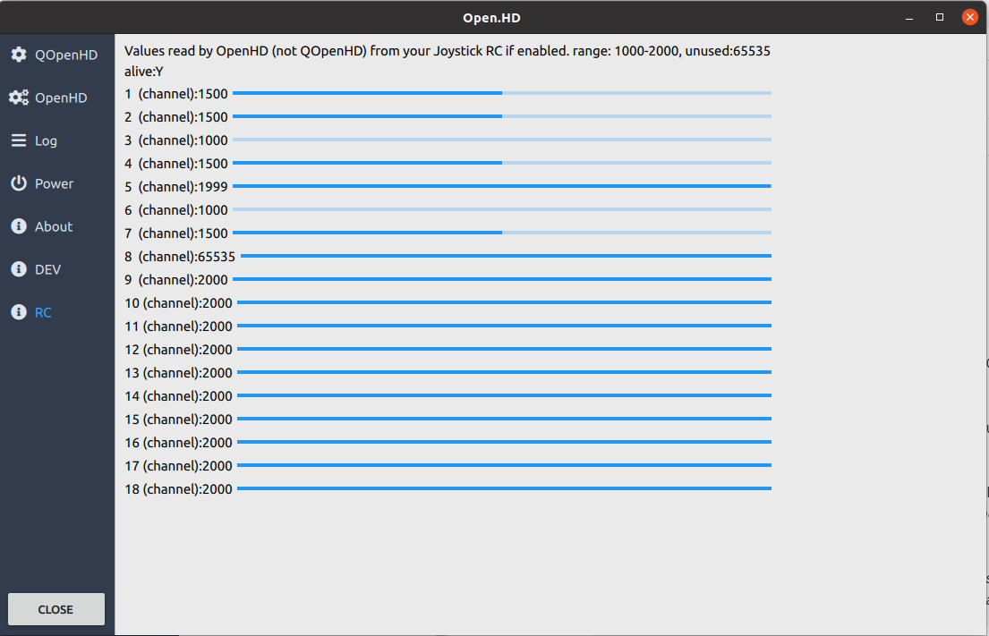 Joystick Input Readouts