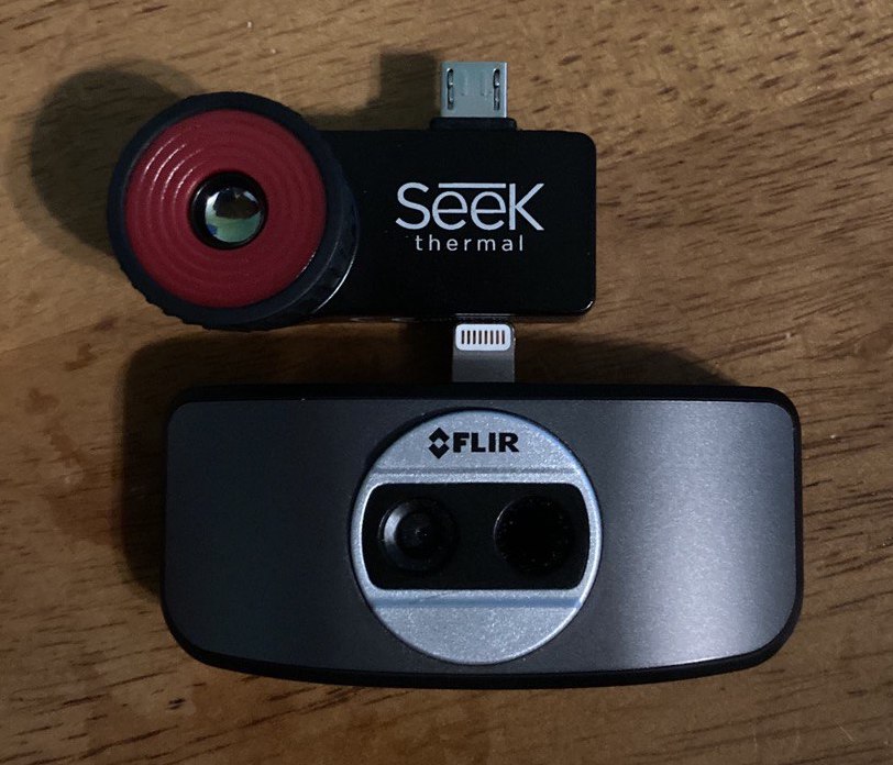 seek compact pro compared to flir one g2